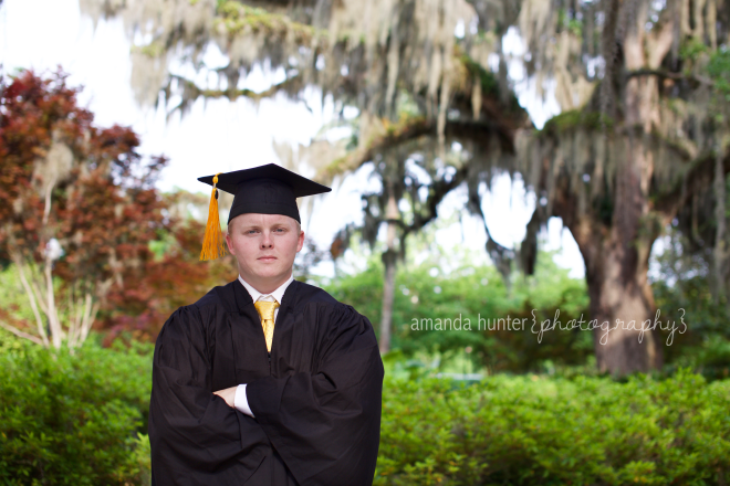 Cap and Gown Graduation Pictures Tallahassee